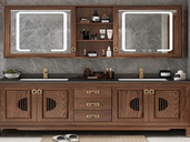 Uncover Timeless Luxury in Your Bathroom with Our Vintage Oak Vanity - The Perfect Fusion of Style and Durability