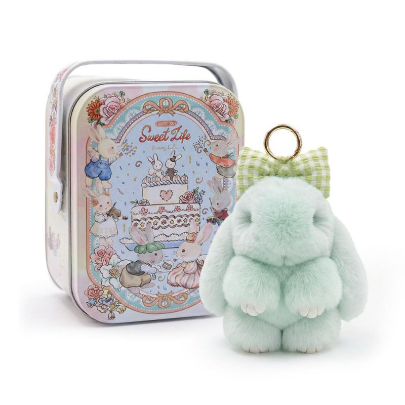 Thumbnail: Soft Rabbit Keychain Pendant