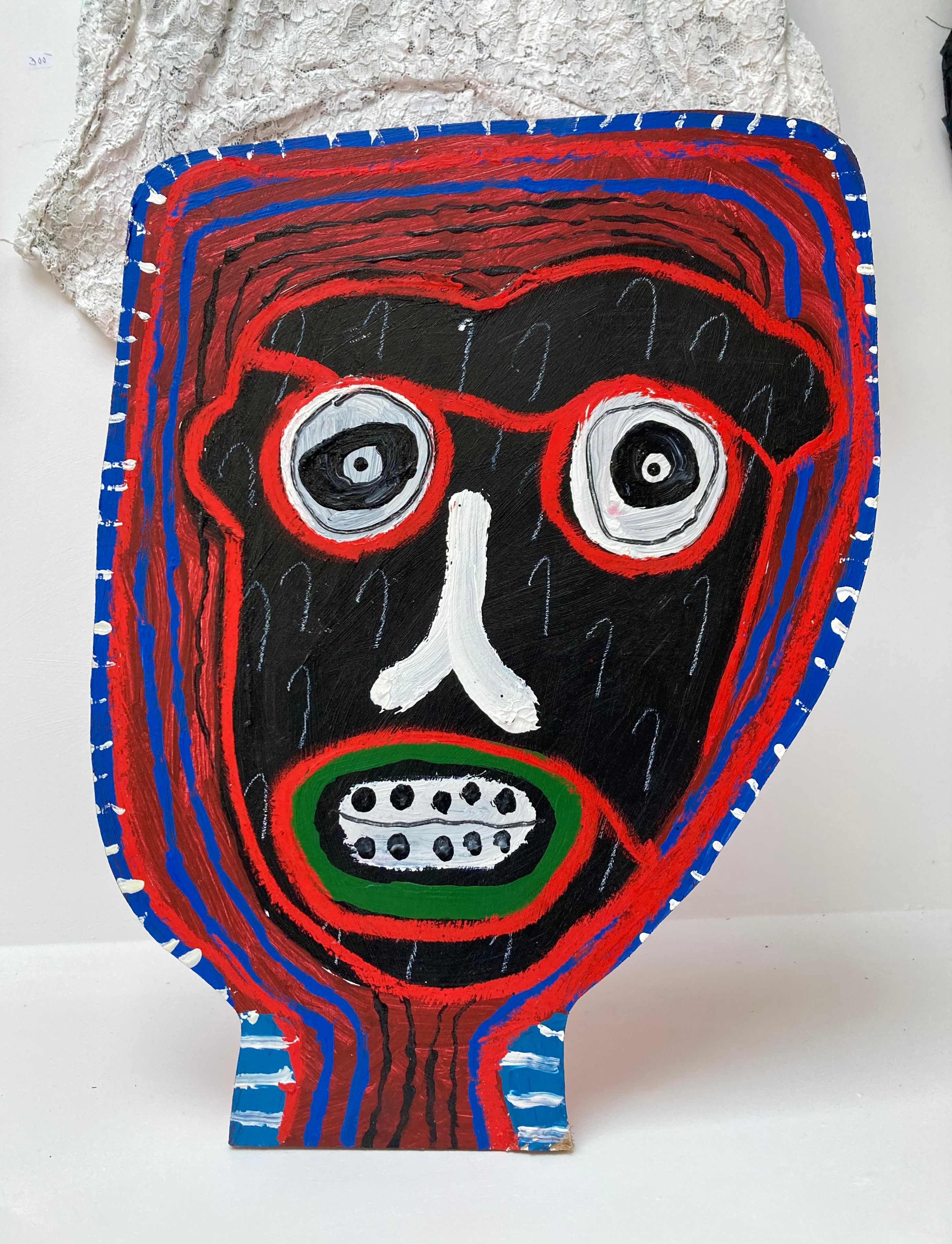 Painted Free Standing Board Figurine