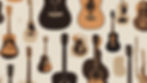 A collection of steel string guitars as A.I. would see it.