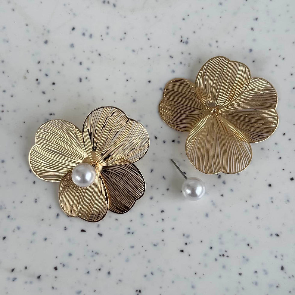 Miniatura: Brinco Flor Aramada