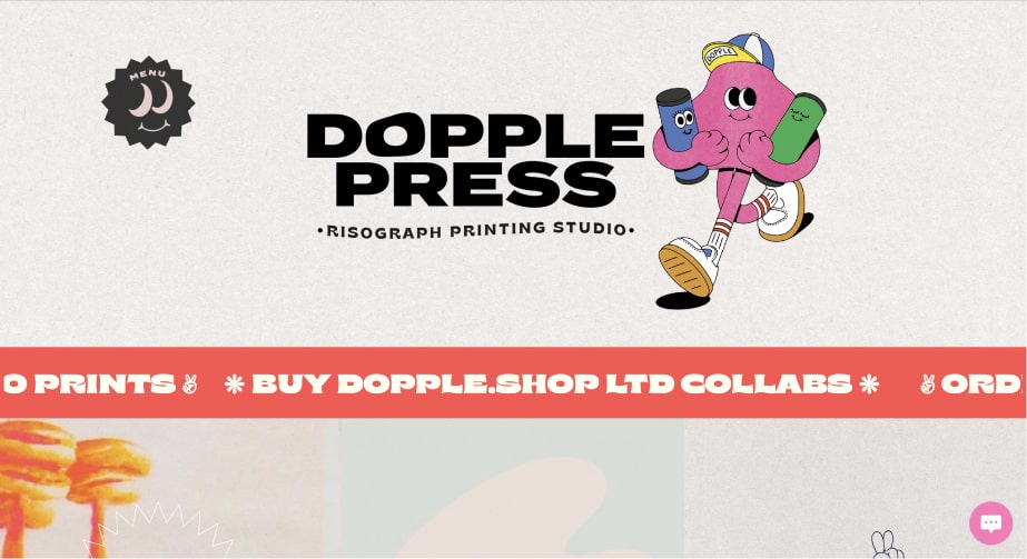 Dopple Press, creado con el creador de sitios web de Wix.
