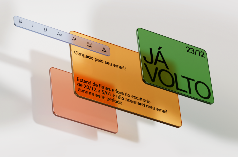 Melhores exemplos de mensagem de ausência