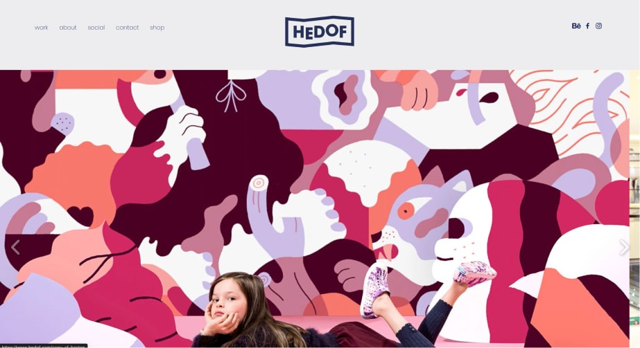 Hedof, creado con el creador de sitios web de Wix.