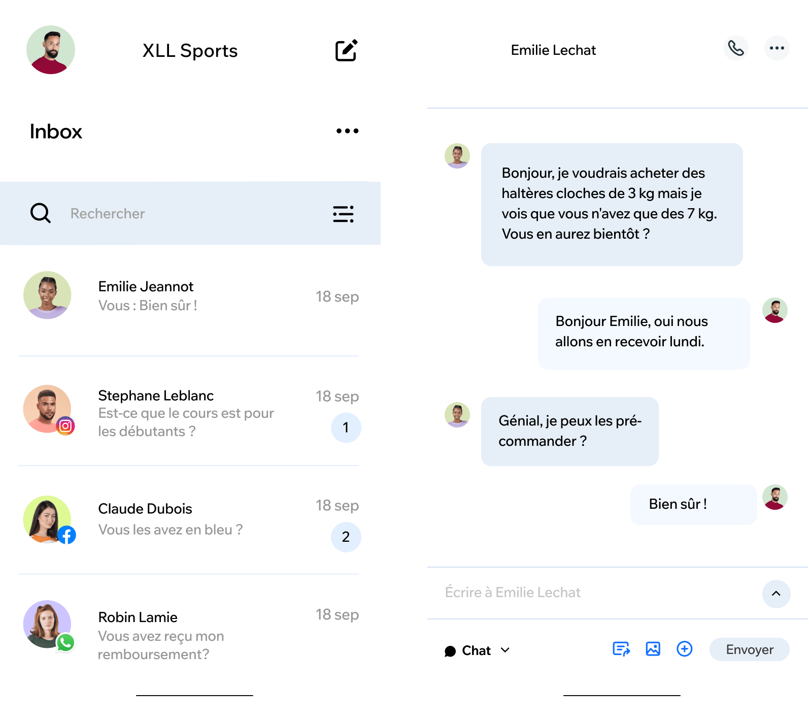 Gestion de site web depuis un appareil mobile