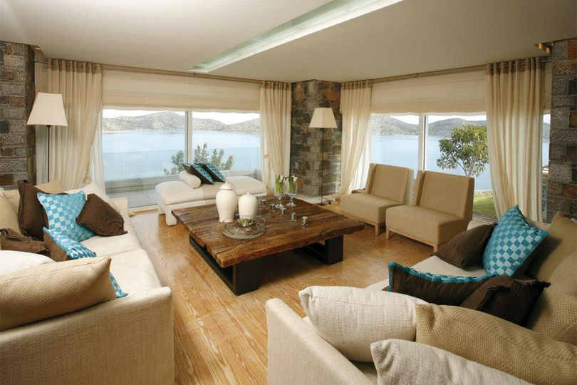 Lounge in Villa Marina in ELOUNDA CRETE