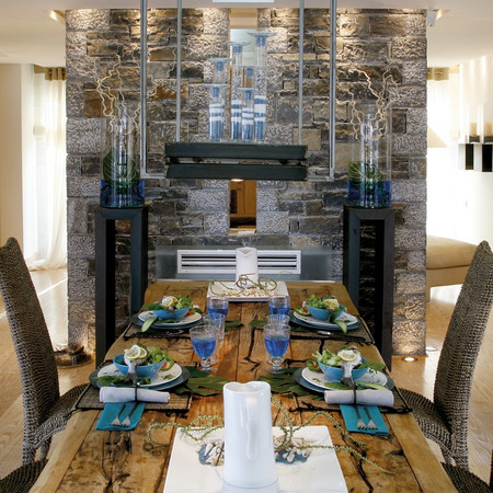Dining room in Villa Marina in ELOUNDA CRETE