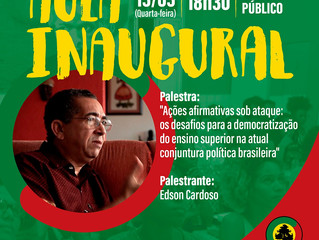 #PréBiko - Aula Inaugural com Edson Cardoso será aberta ao público!