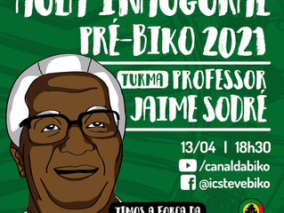 Turma 2021 do pré-vestibular Steve Biko homenageia professor Jaime Sodré