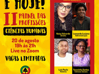 II Painel das Profissões 2020: Ciências Humanas