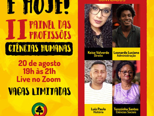 II Painel das Profissões 2020: Ciências Humanas