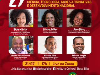 Instituto Steve Biko comemora 29 anos e lança edital de estímulo à ciência para jovens negr@s