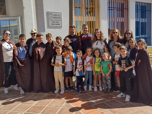 Desarrollamos un proyecto educativo en varios colegios de Los Pedroches por el día de San Miguel