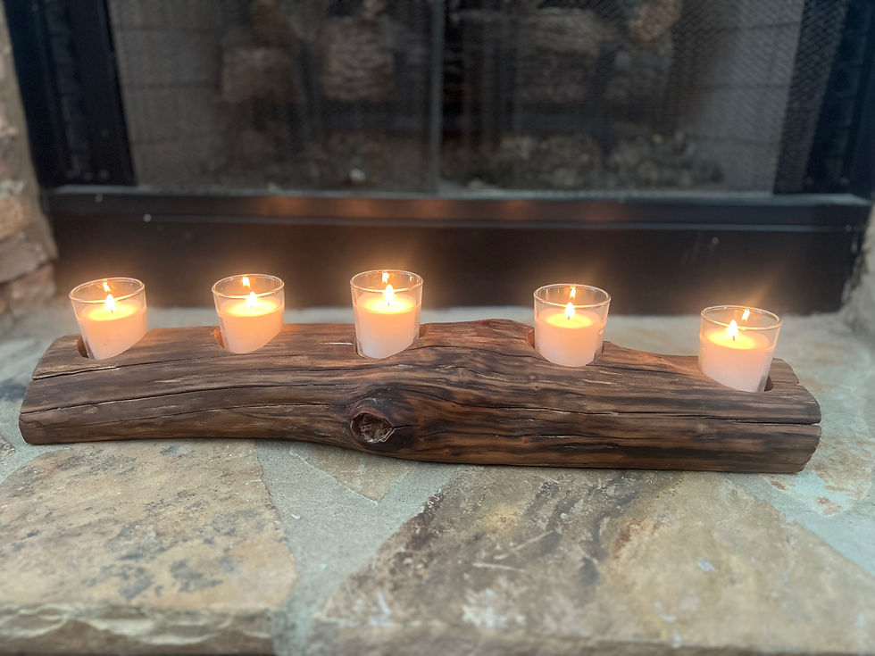 Thumbnail: Live Edge Candle Holder 16