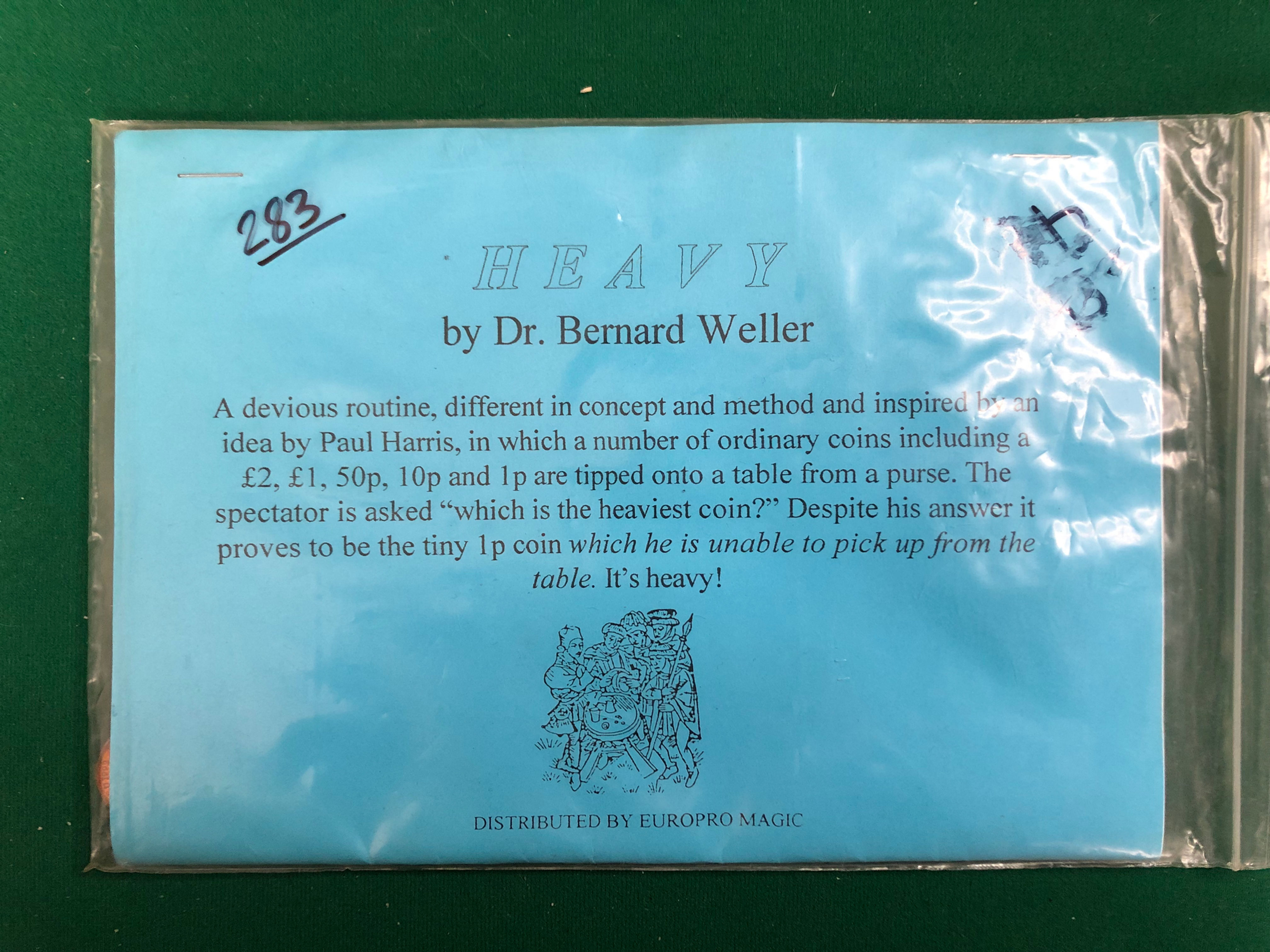 Heavy by Dr Bernard Weller / Europro Magic