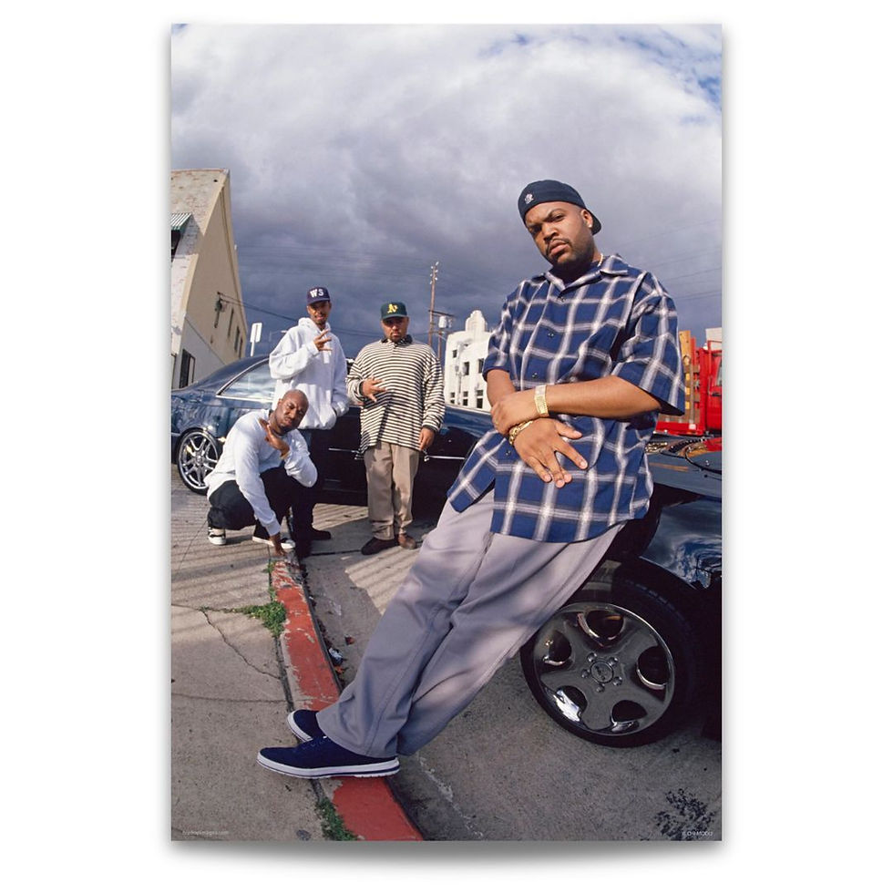 Ice Cube Westside Connection Art Print by Chi Modu