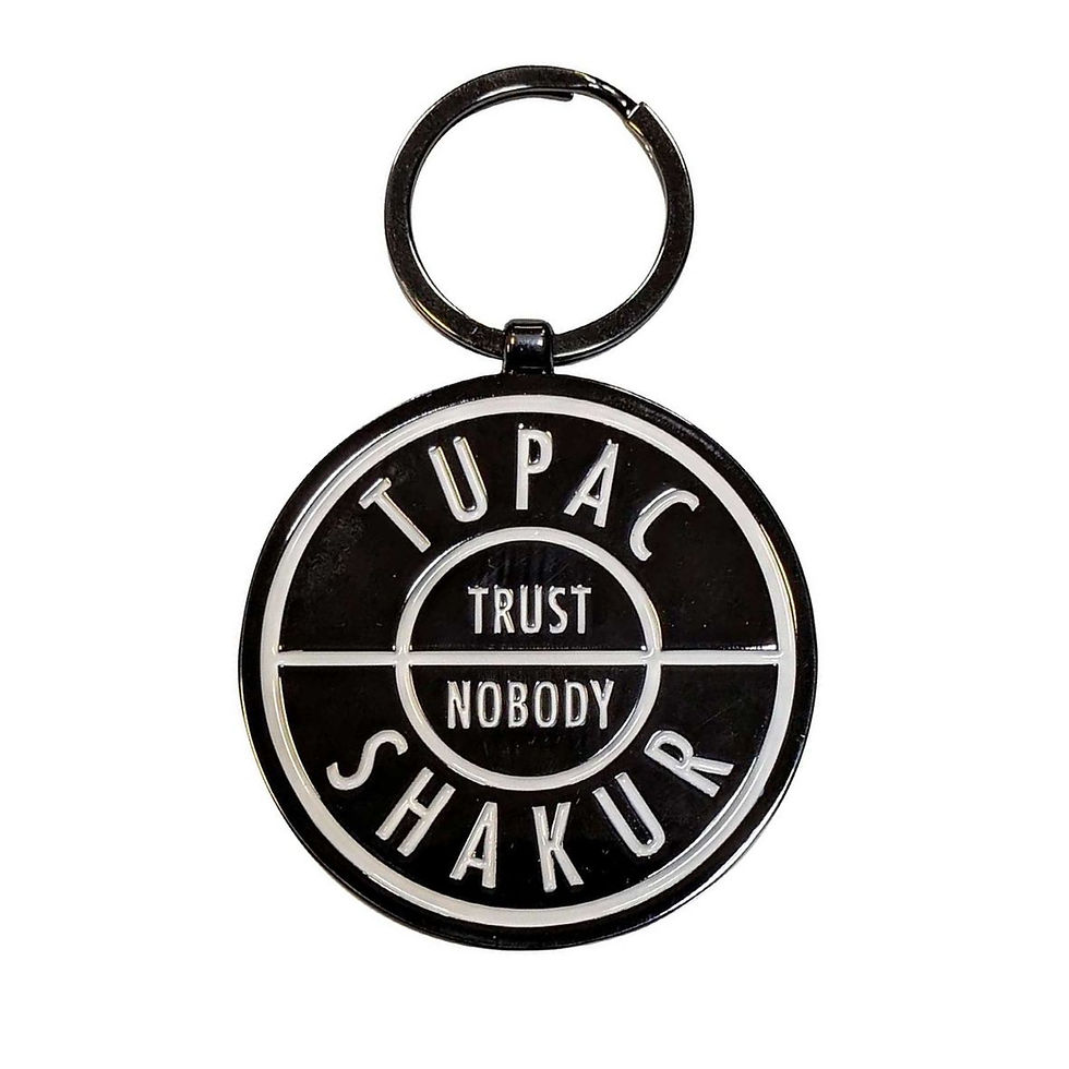 縮圖：Tupac x Rock Off-Trust Nobody- Keychain