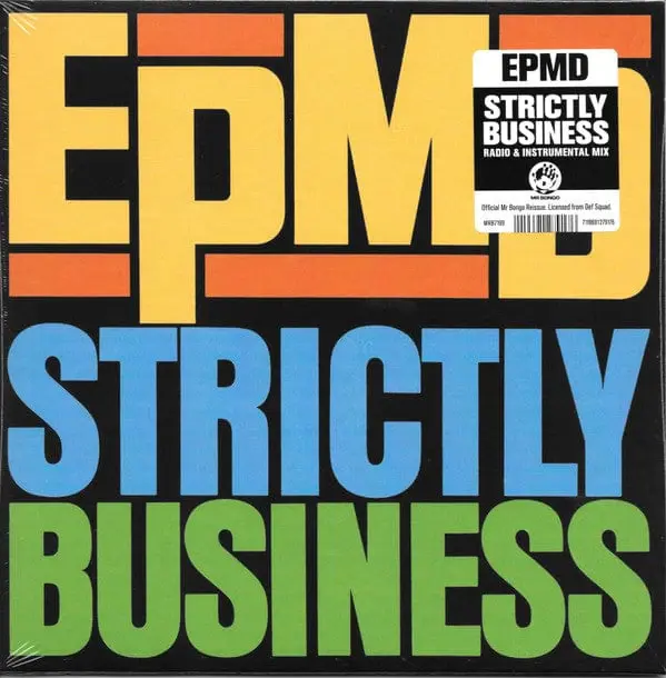 EPMD "Strictly Business " (Radio & Instrumental Mix) 7" Vinyl