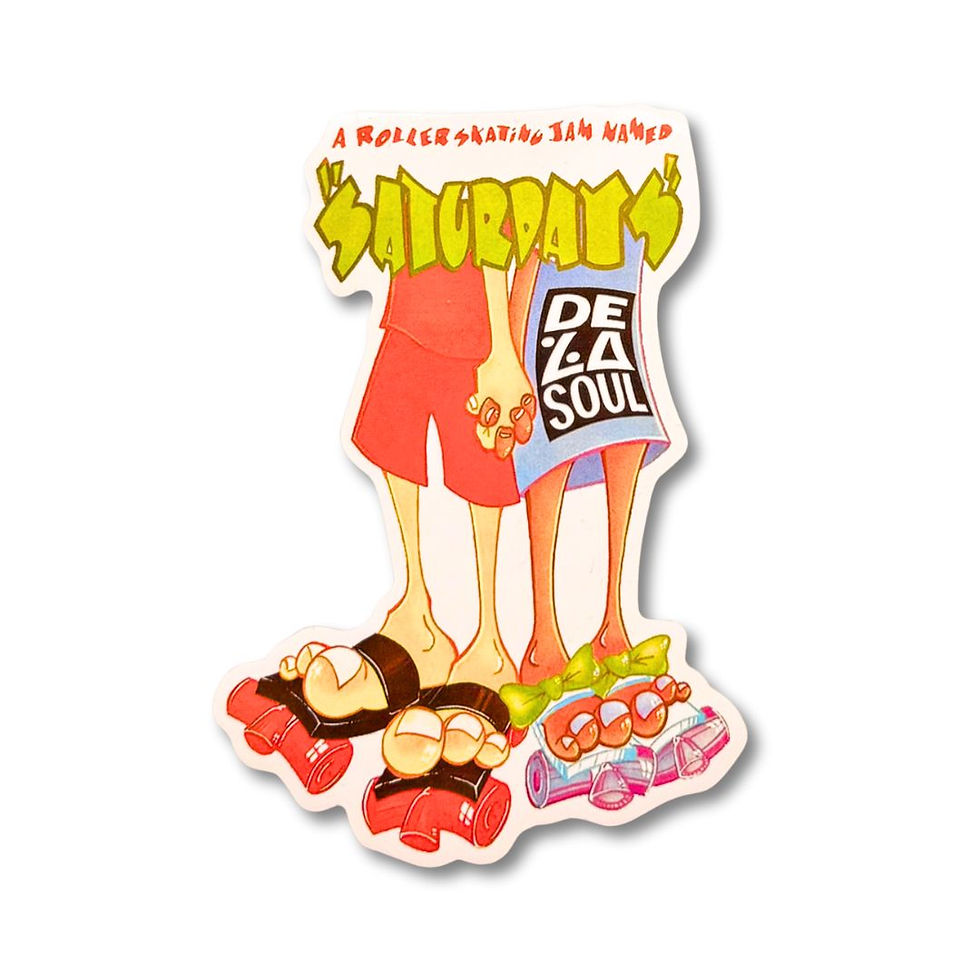 De La Soul "Saturdays" Sticker