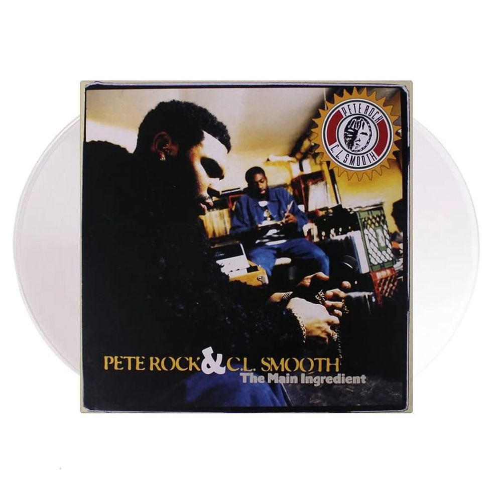 Pete Rock & CL Smooth "The Main Ingredient" Clear 2LP Vinyl
