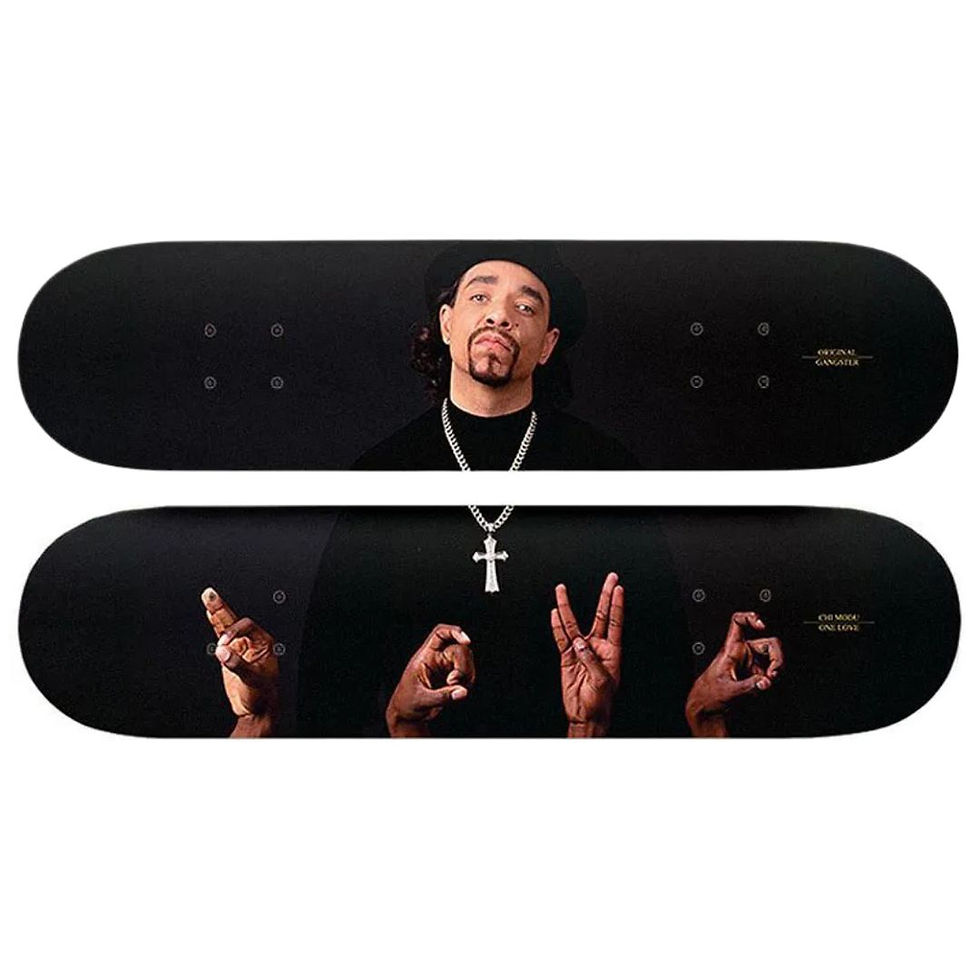 Ice-T "Original Gangster" Chi Modu X One Love Double Skateboards