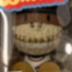 * ODB Ron English x Clutter Grinbot Figure (Flawed)