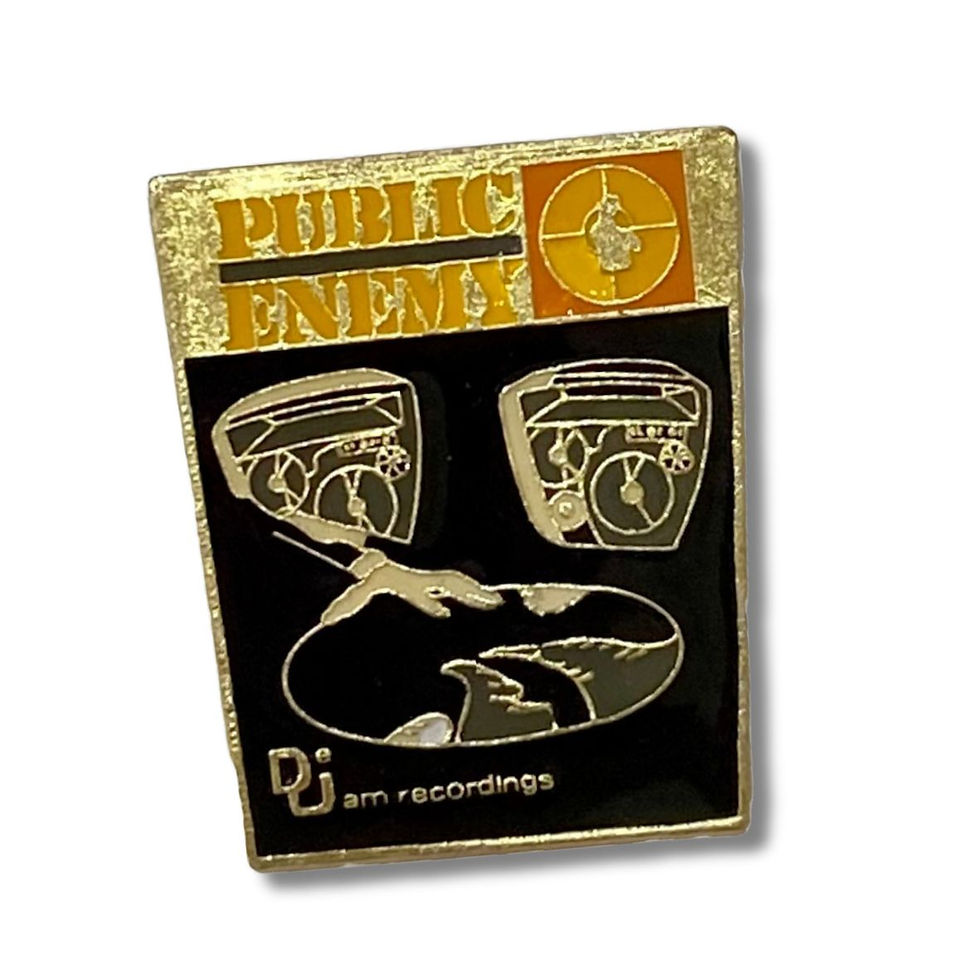 Public Enemy ReplicaVintage Enamel Pin