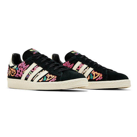 adidas gazelle silver green womens adidas Women's Campus 00s Shoes, Size 6.5, Black/White main image 0