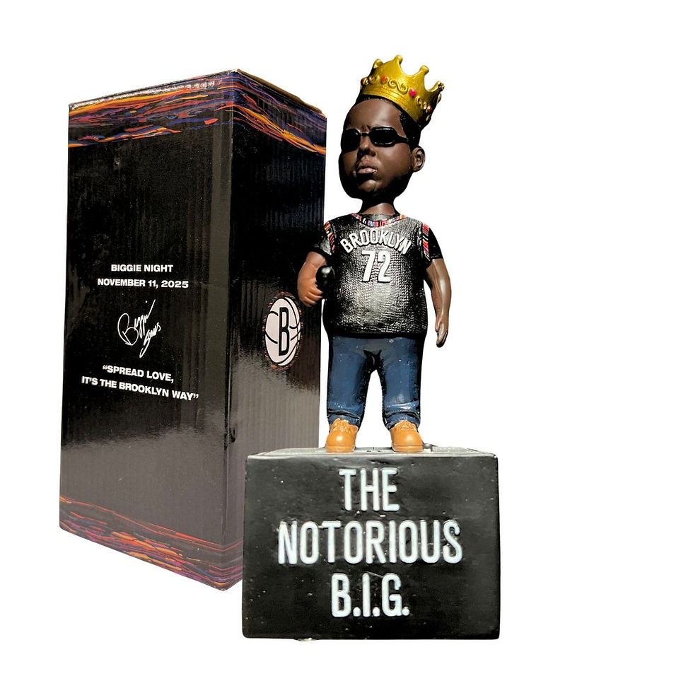 Biggie Brooklyn Nets Rapping Bobblehead