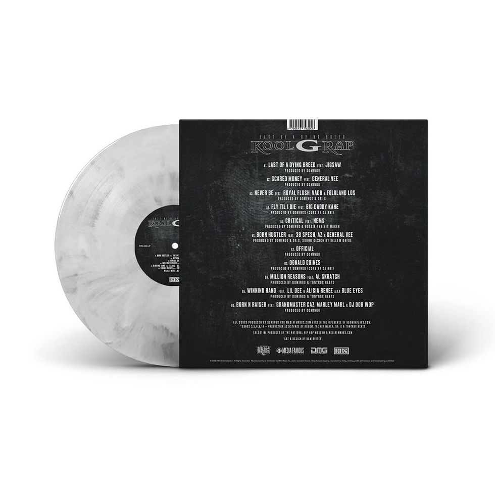 Thumbnail: Kool G Rap "Last Of A Dying Breed" White Marble Vinyl