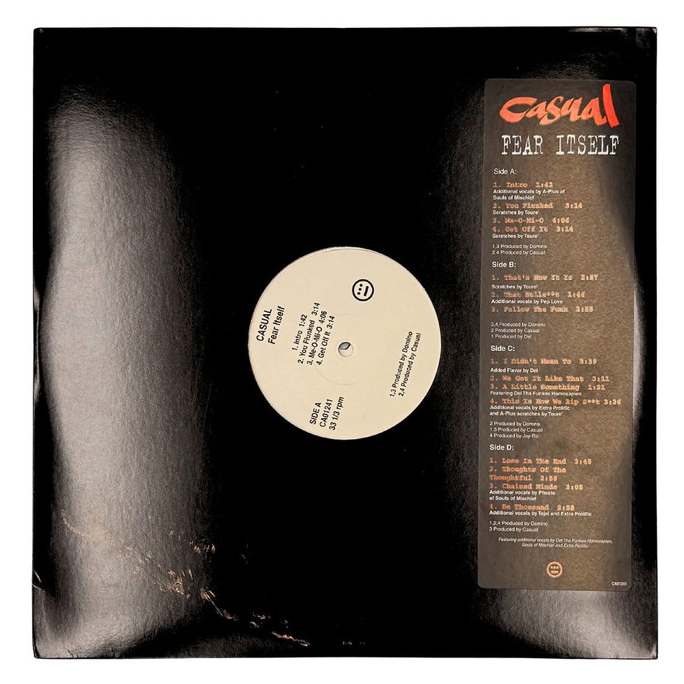 الصورة المصغرة: Casual Signed "Fear Itself" 2LP Vinyl