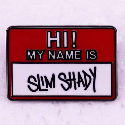 Eminem.67様 ヒッチメンバー Eminem 'My Name is Slim Shady' Pin | NHHM Official Site