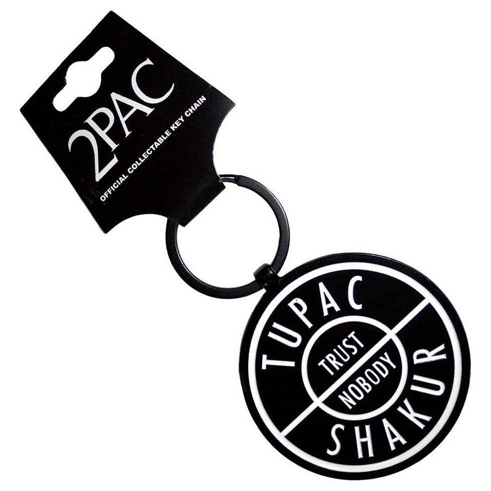 縮圖：Tupac x Rock Off-Trust Nobody- Keychain
