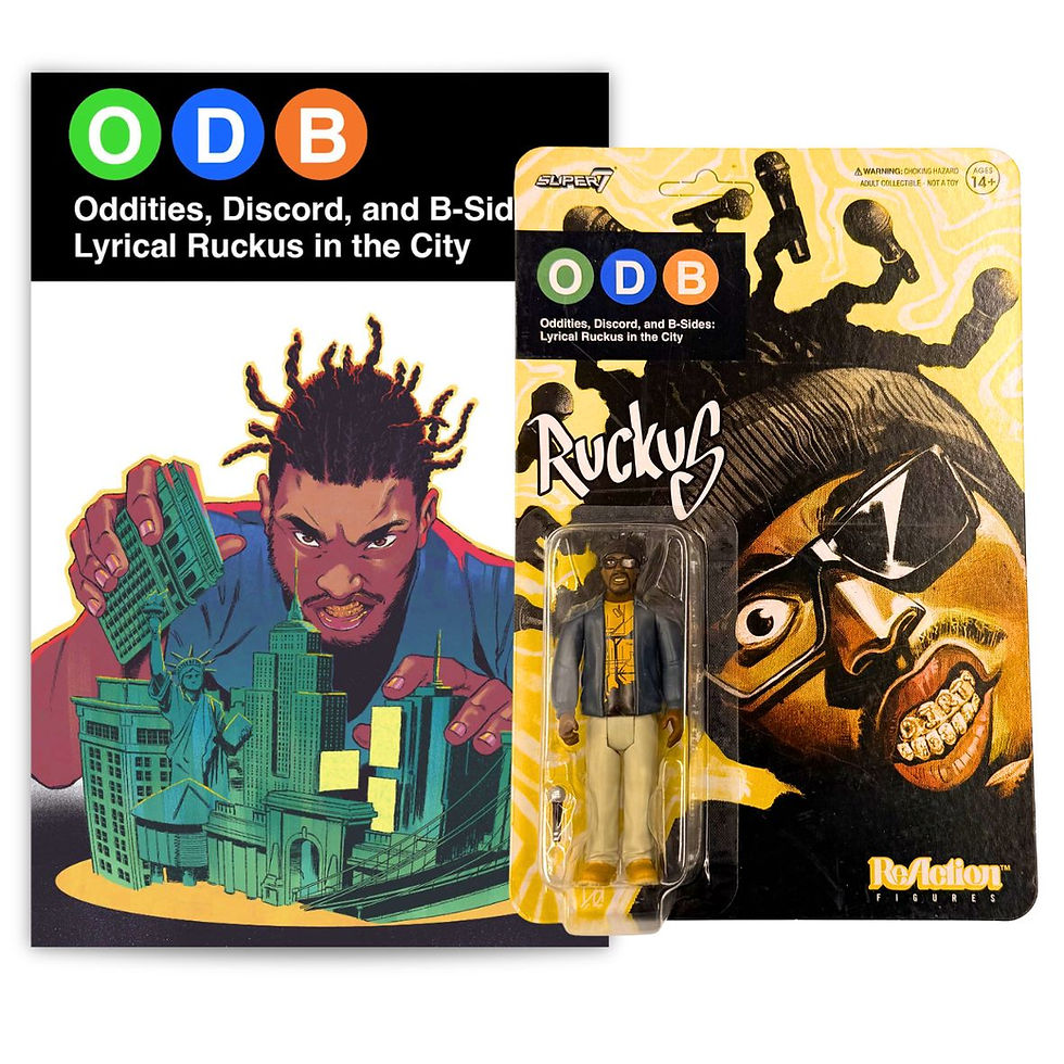ODB "Lyrical Ruckus" Reaction Figure and Graphic Novel Bundle