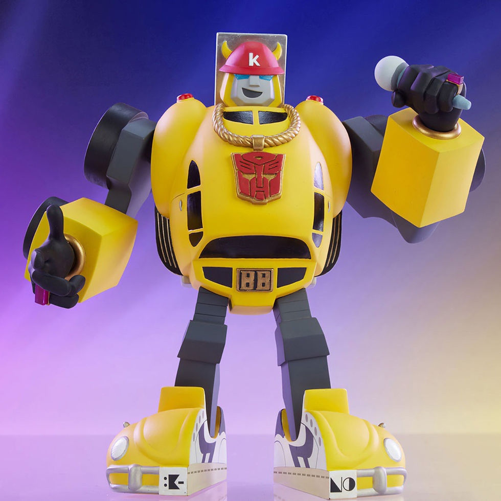 Emcee Bumblebee Vinyl Art Figure by kaNO x Unruly Industries