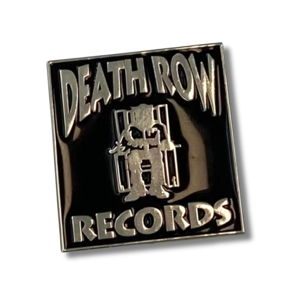 Death Row Records Chrome Logo Pin