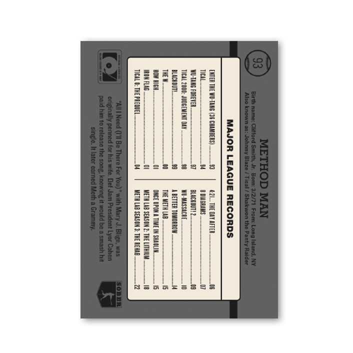 縮圖：Redman & Method Man League Hip-Hop Trading Cards