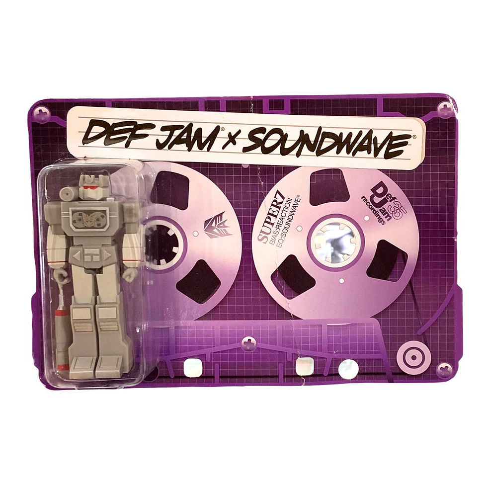 Miniatura: LL Cool J Def Jam x Soundwave Transformer ReAction Figure