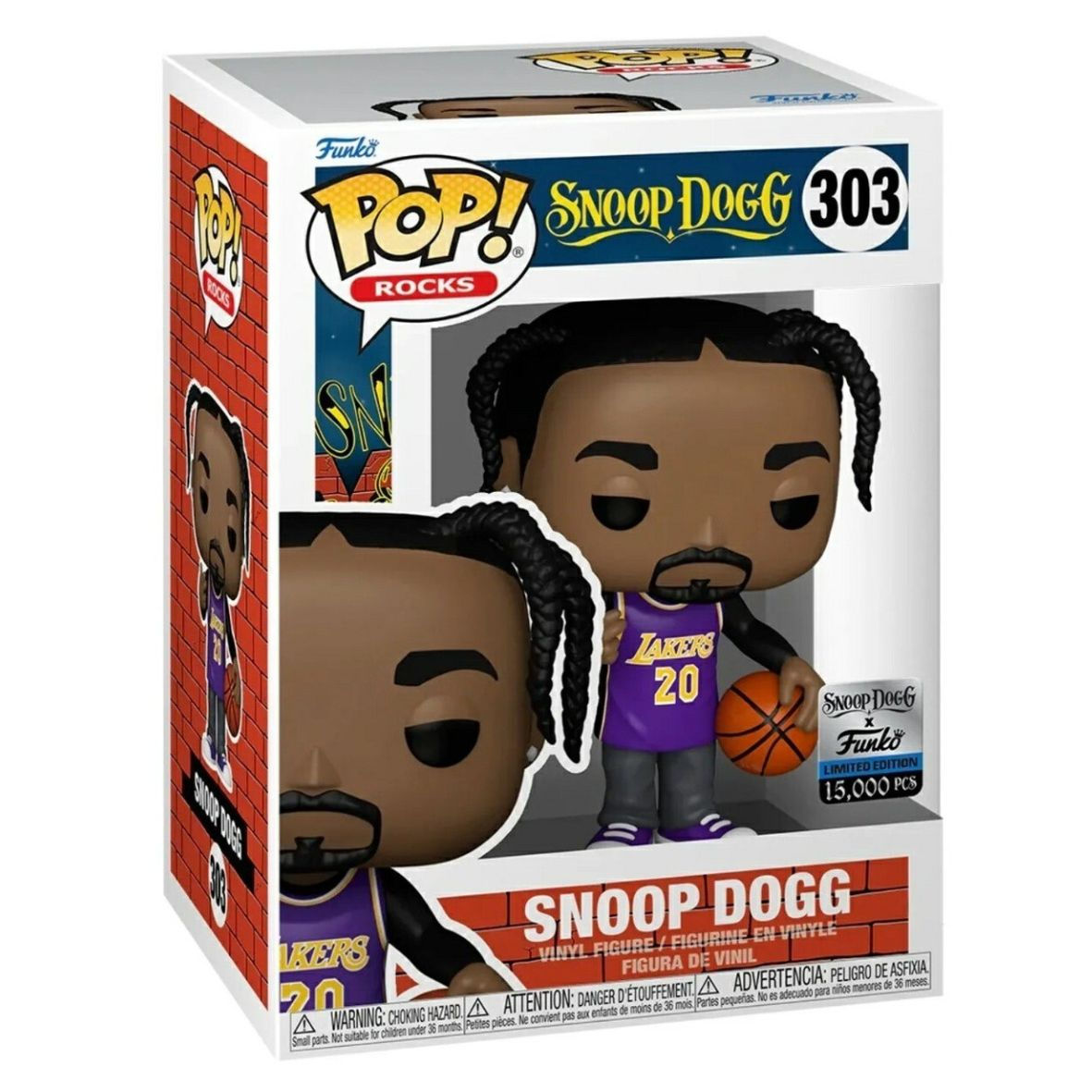 Funko POP! Snoop Dogg Lakers JerseyVinyl Figure #303