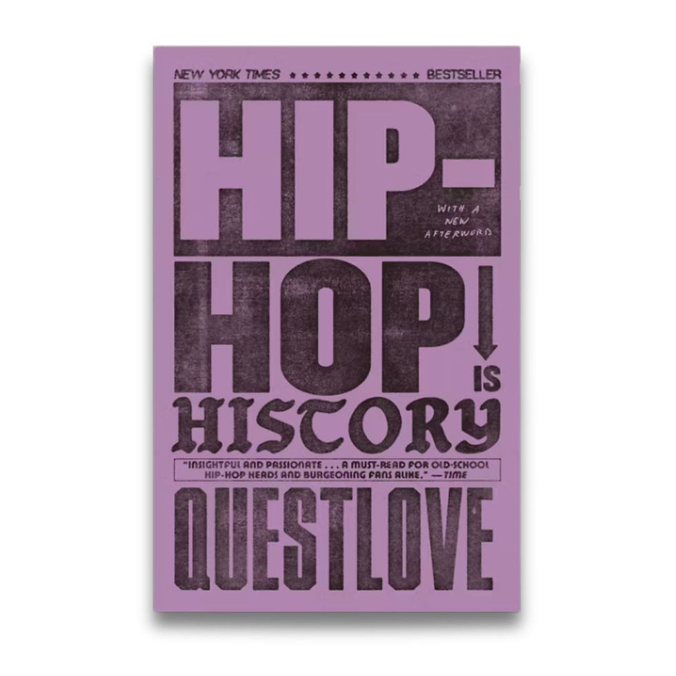 Questlove "Hip-Hop Is History" Paperback Book
