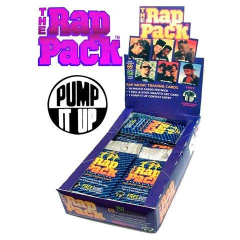 The Rap Pack Series One Rap Music Trading Cards in Fair Condition