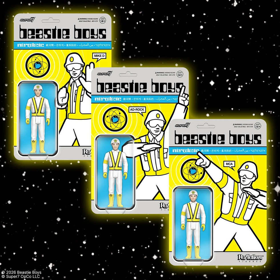 Beastie Boys "Intergalactic" 3 Pack ReAction Figures