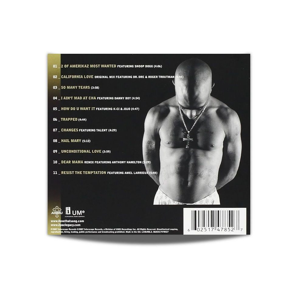 Tupac "The Best of 2PAC Part 1: Thug"  CD