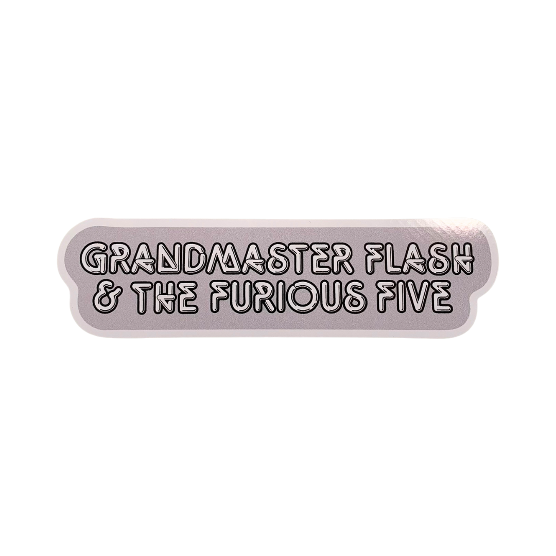 Grandmaster Flash & The Furious Five Logo Sticker