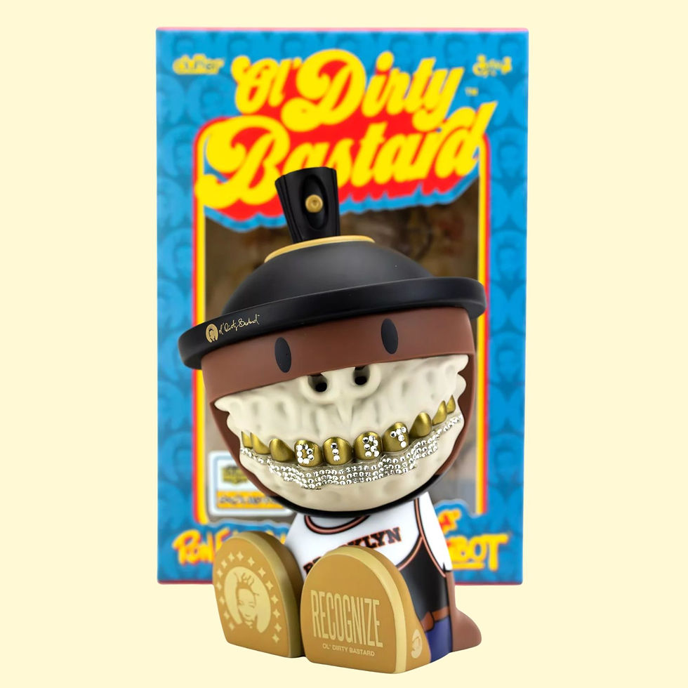 * ODB Ron English x Clutter Grinbot Figure (Flawed)