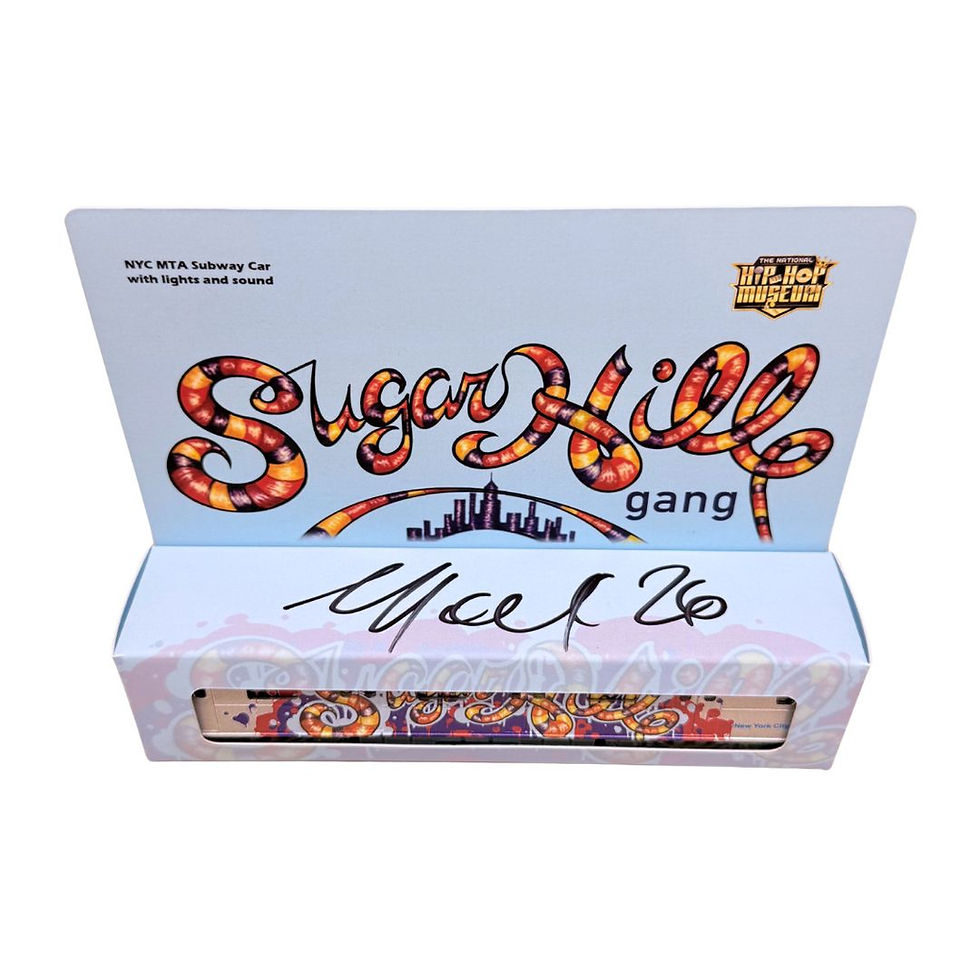 Master Gee Signed Sugarhill Gang Subway Car Toy Train