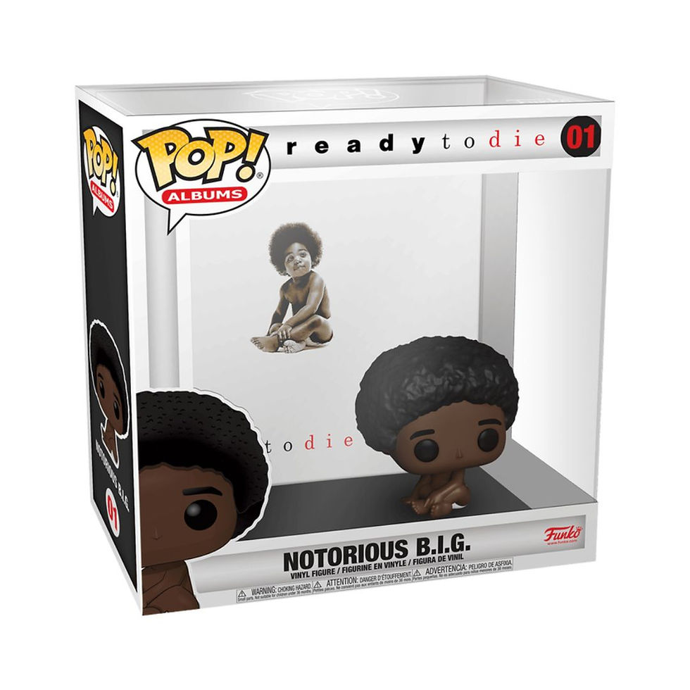 थंबनेल: * Funko Pop! Albums Notorious B.I.G. Ready To Die #1 (Flawed)