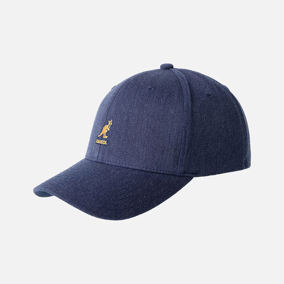 Kangol Denim Wool FlexFit Baseball Cap
