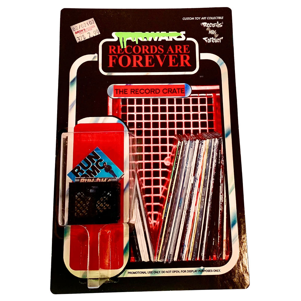 Run DMC Records Are Forever Crate Figure