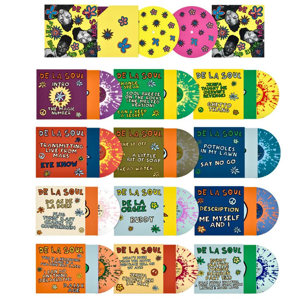 De La Soul "3 Feet and Rising" Special Edition 7" Vinyl Box Set